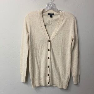 J.Crew wool blend cream color cardigan xxs.NWOT
